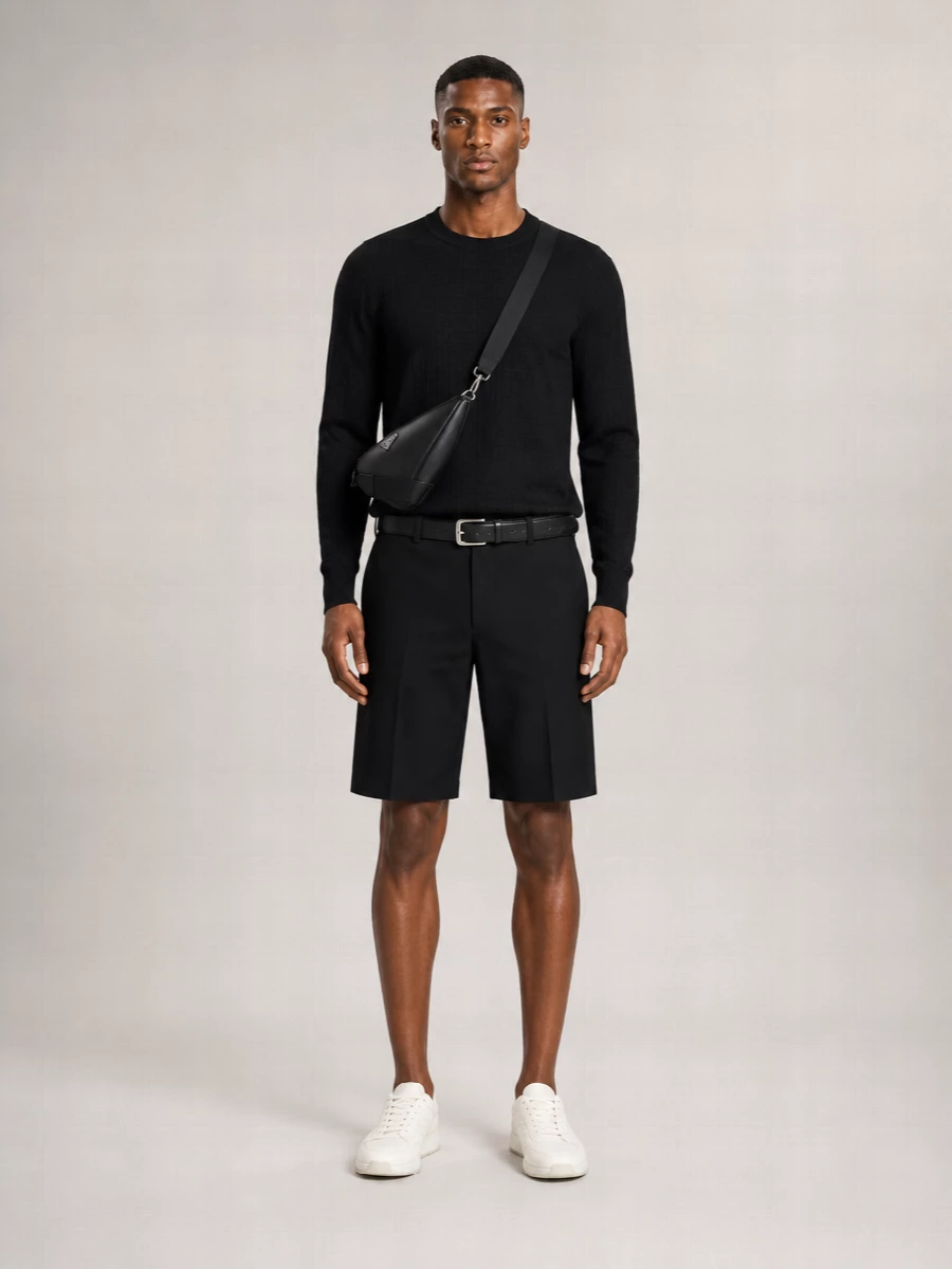 Givenchy Wool Tailored Bermuda Shorts