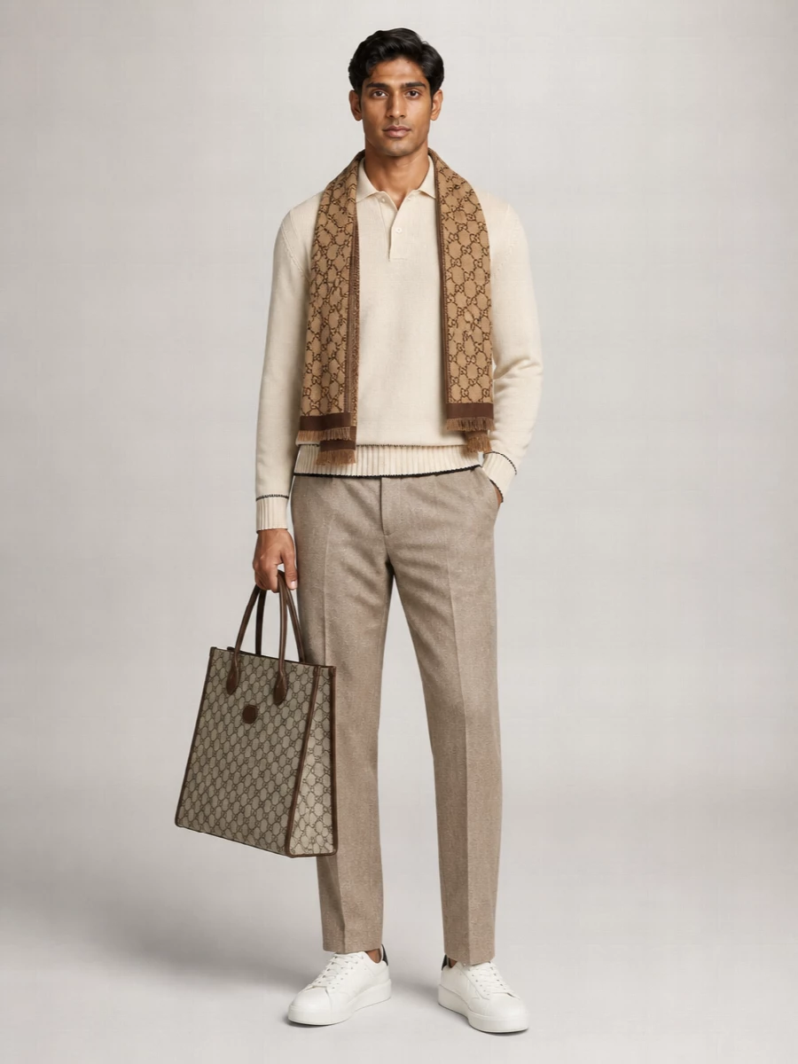 Golden Goose Rindley Knitted Polo Shirt