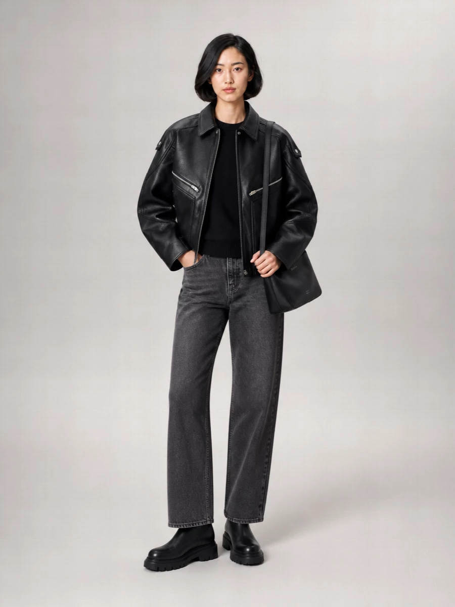 Zadig & Voltaire Na Na Leather Shoulder Bag