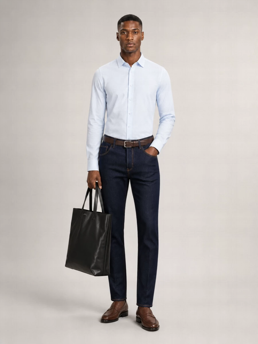 Pt Torino Cotton Straight-Leg Jeans