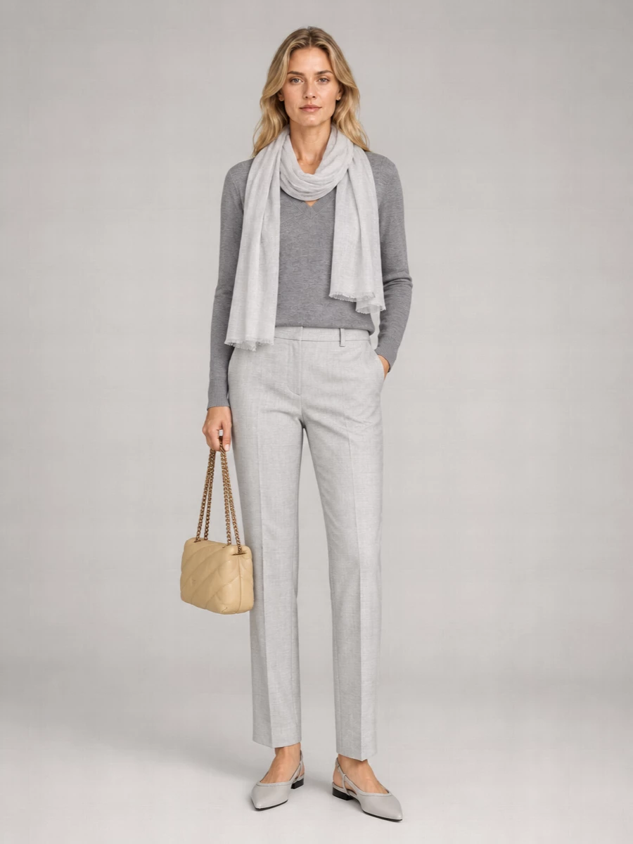 Parosh V-Neck Ribbed Knitwear Side Slits
