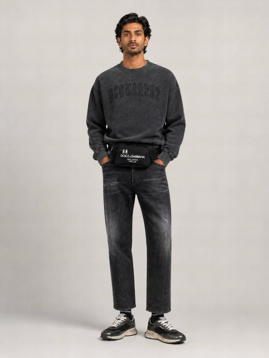 Dsquared2 Logo Cotton Sweatshirt