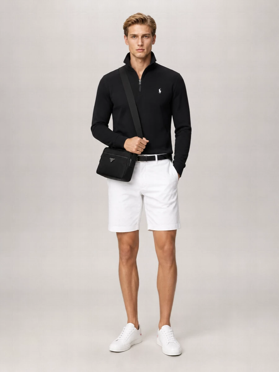Polo Ralph Lauren Cotton Blend Quarter-Zip Sweatshirt