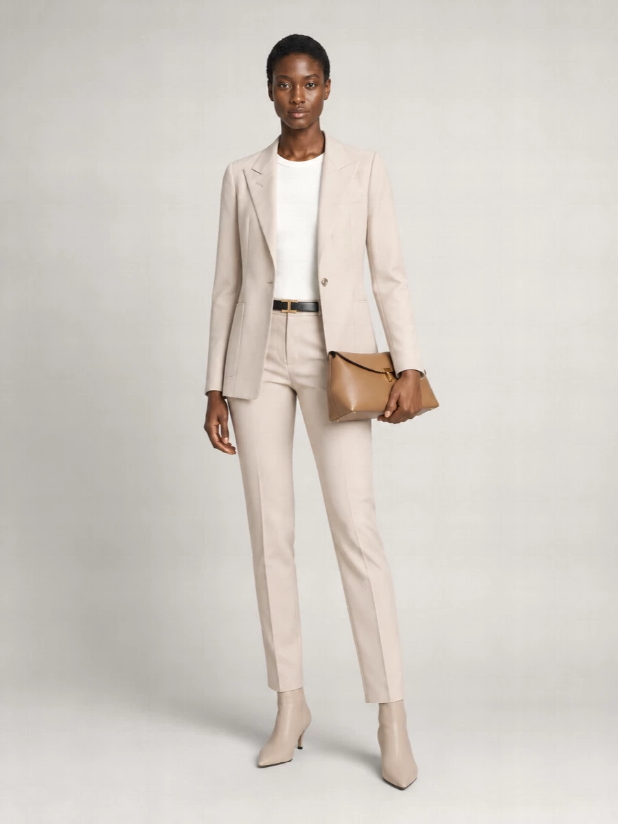 Tagliatore virgin wool single-breasted blazer