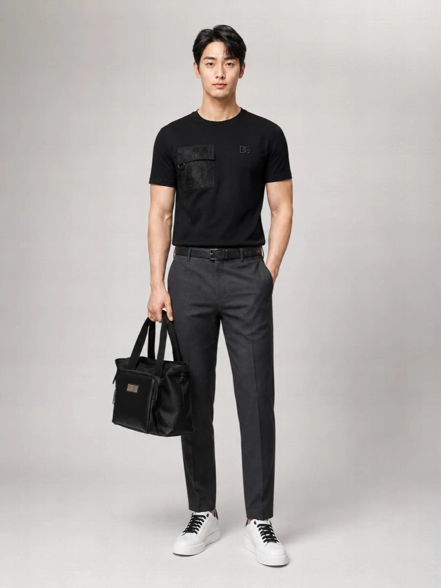 Dolce&Gabbana Cotton Regular-Fit Crew-Neck Short-Sleeve T-Shirt