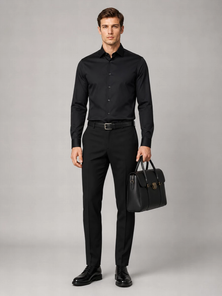 Emporio Armani Leather Briefcase