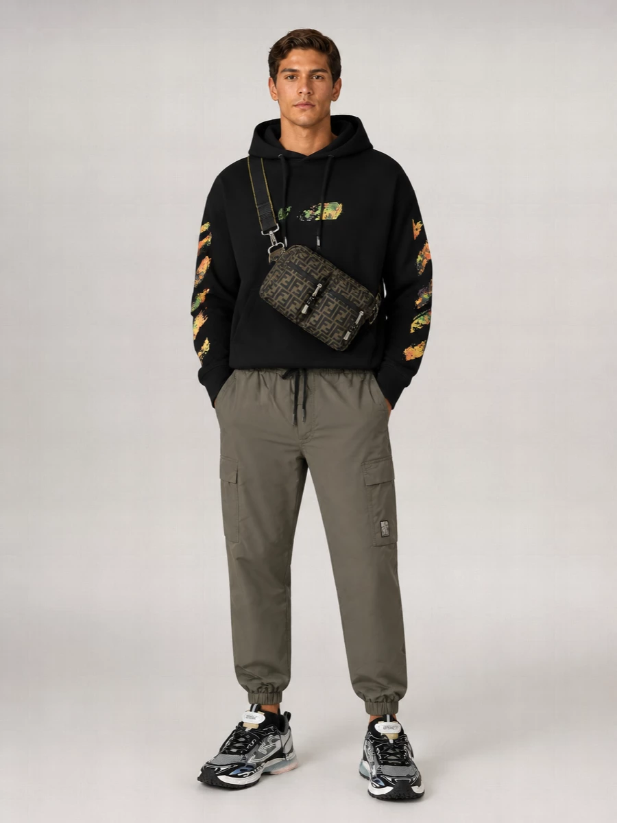 Fendi Monogram Technical Camera Bag