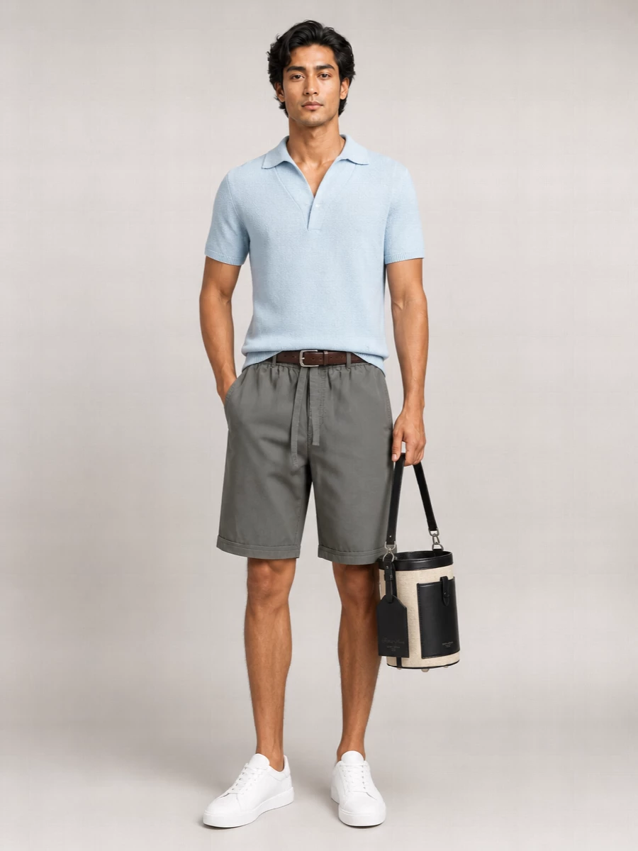 Dolce&Gabbana Cotton Drawstring Deck Shorts