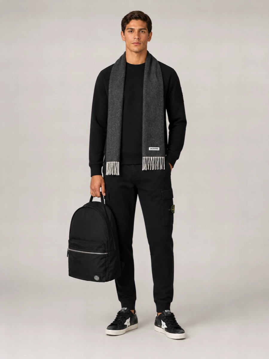 Stone Island Organic Cotton Regular Tapered Cargo Track Pants