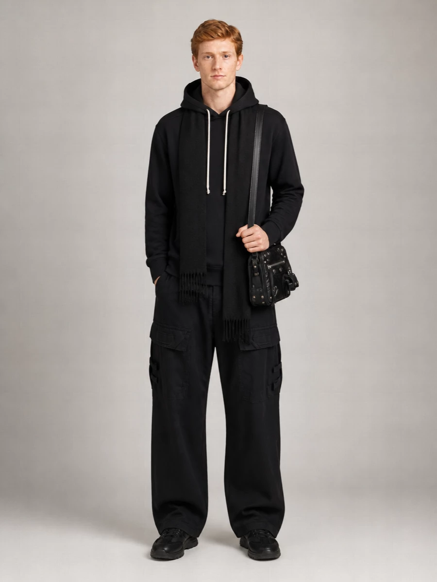 Rick Owens Drkshdw Cotton Oversized Hoodie