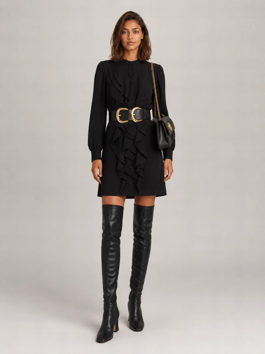 Chloé Silk Knee-Length Dress