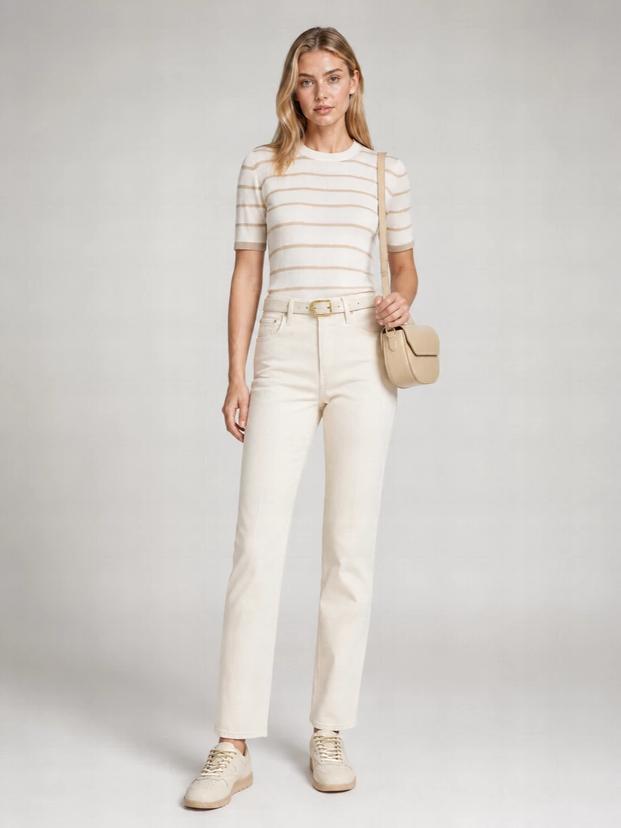 Mother Denim Straight-Leg Jeans