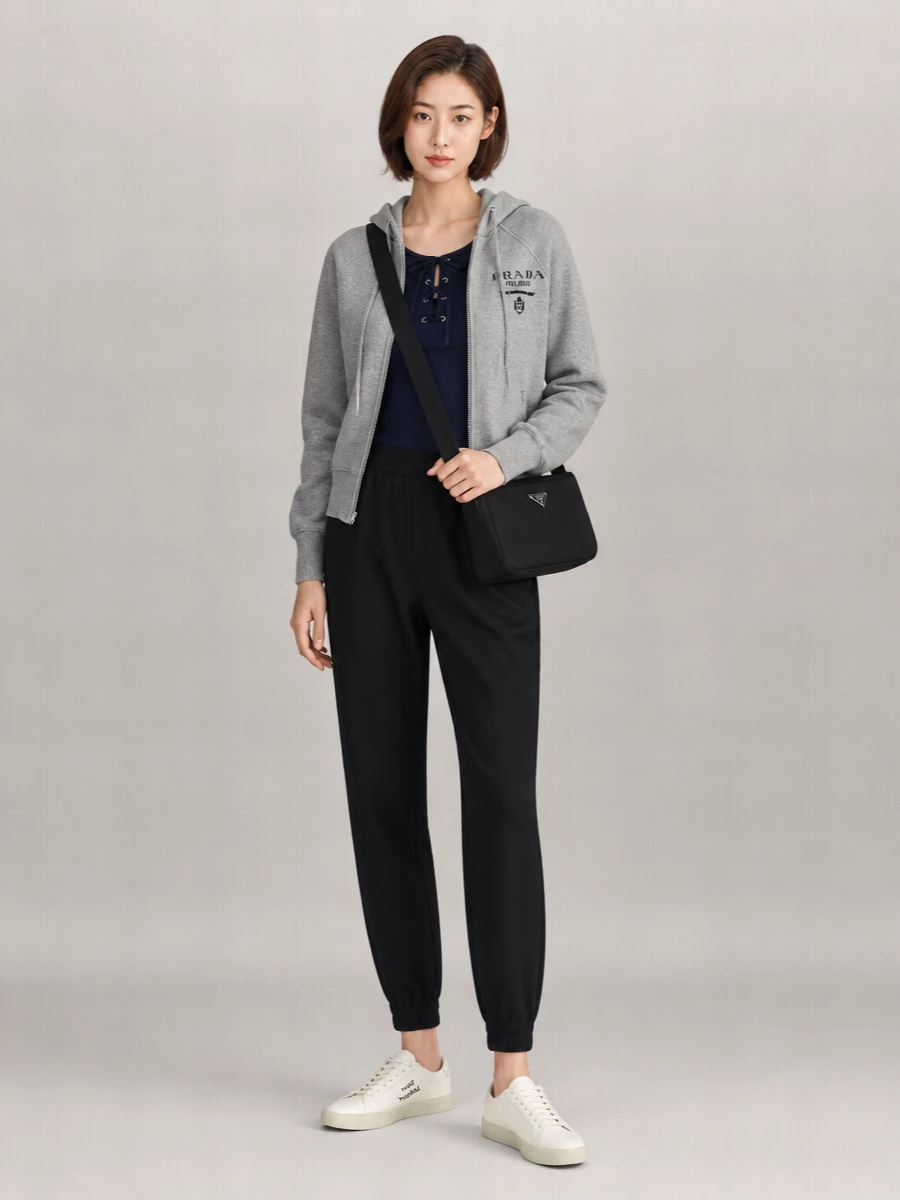 Prada Cashmere Oversized Down Jacket