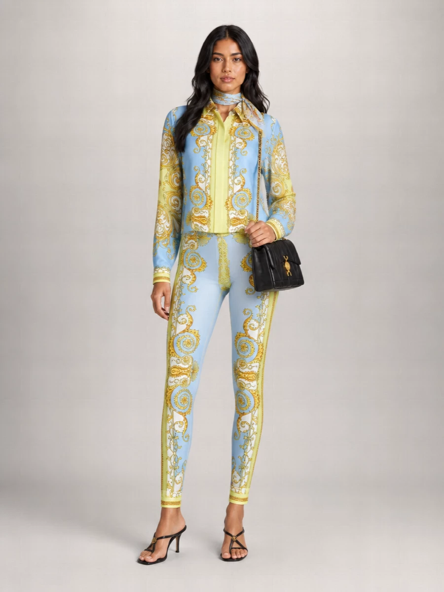 Versace Printed Leggings