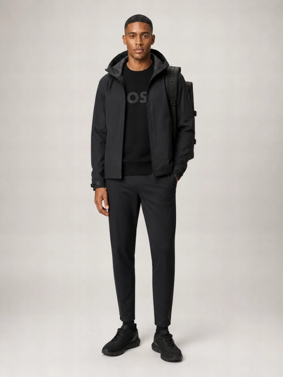 Boss Hooded Water-Repellent Jacket