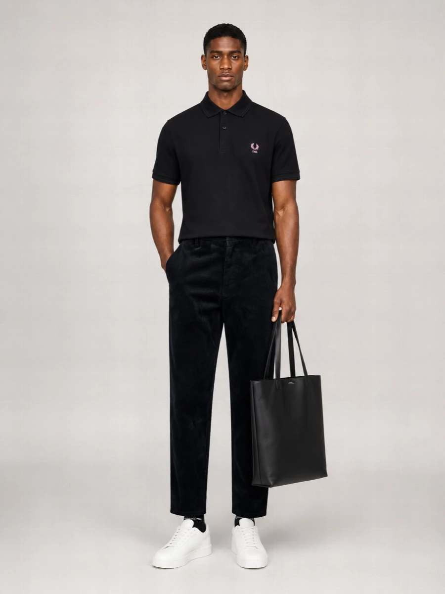 Comme des Garçons cotton piqué short-sleeve polo shirt