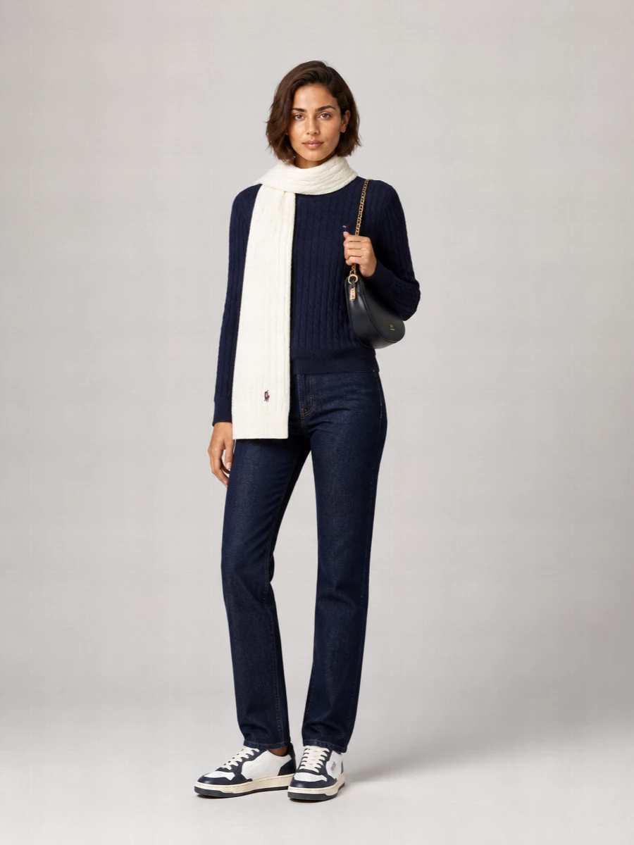 Tommy Hilfiger Cable-Knit Cotton Sweater