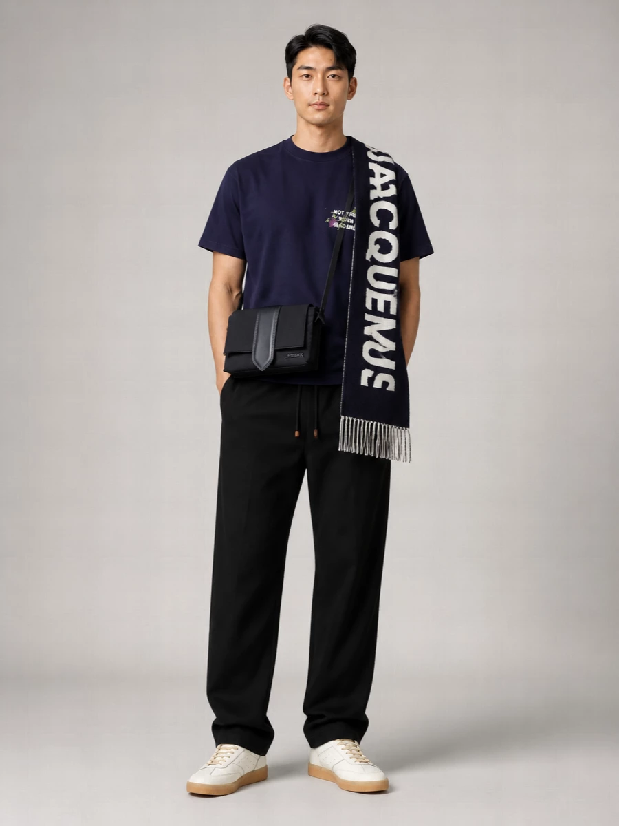 Drôle De Monsieur Embroidered Cotton T-Shirt