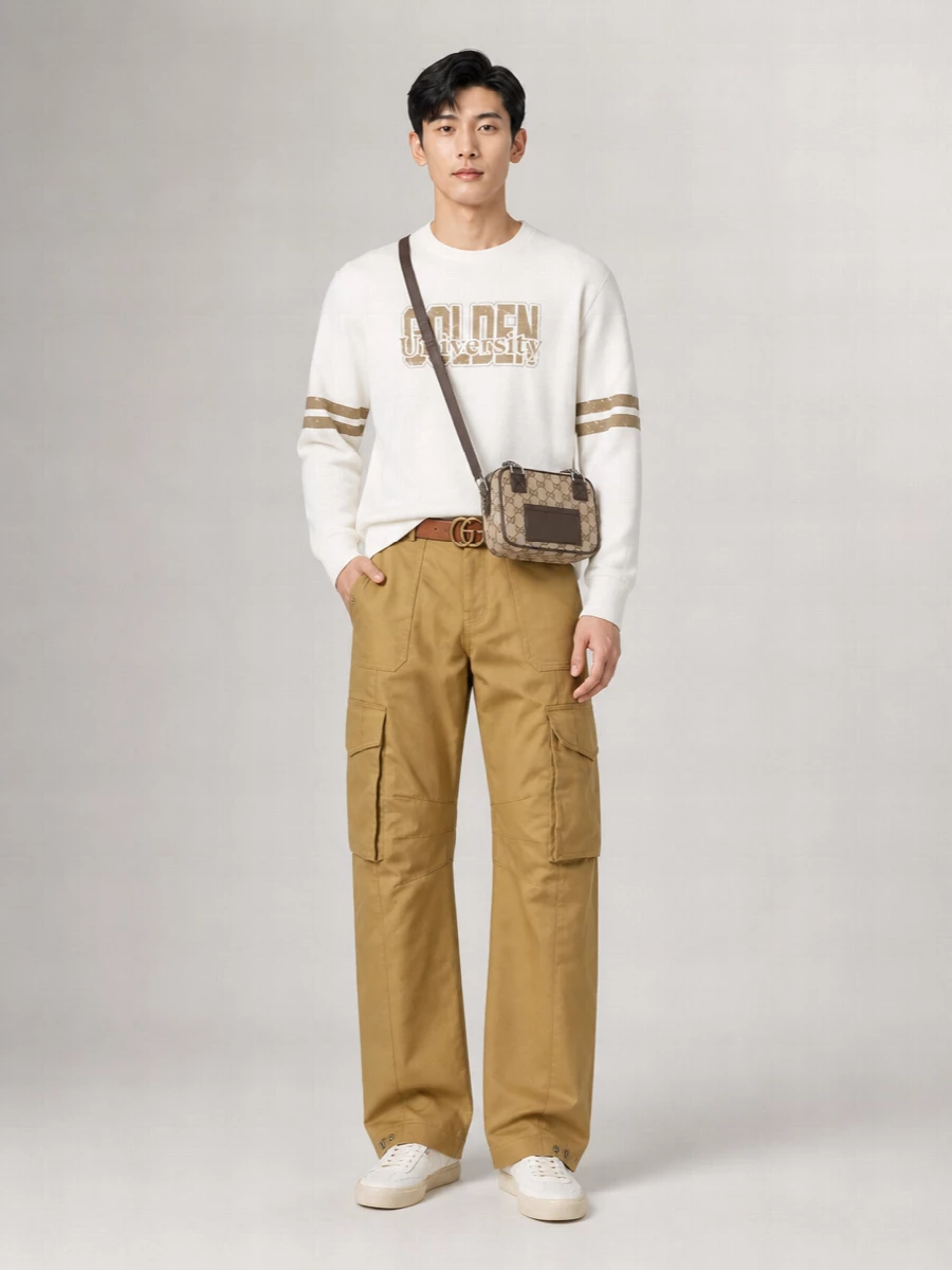 Golden Goose Cotton Logo-Print Sweatshirt