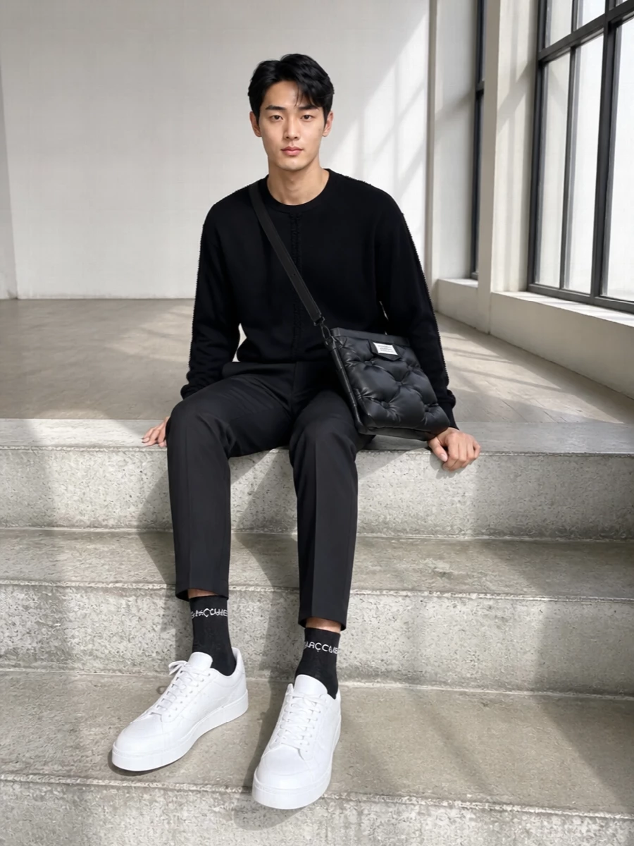 Comme des garcons sweatshirt charcoal trousers