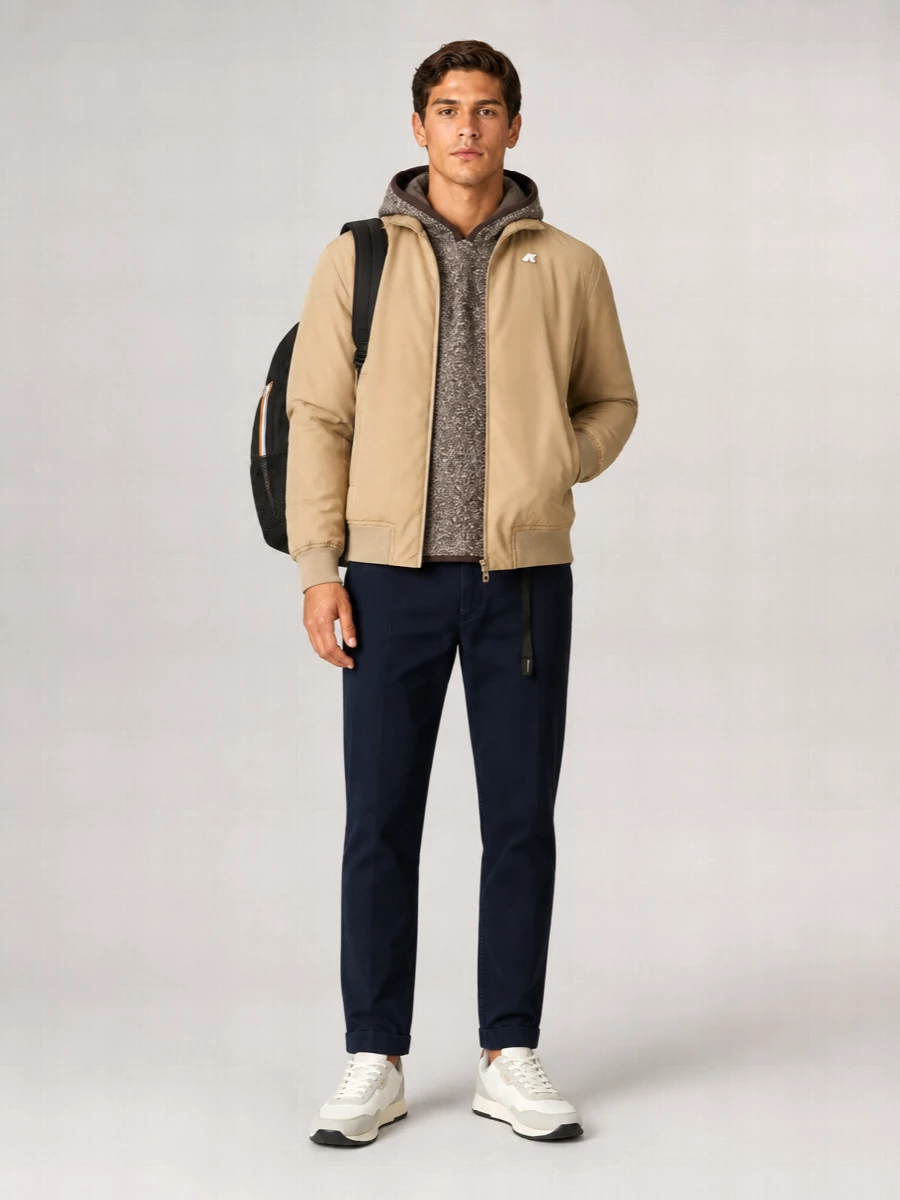 Boss Leather Lace-Up Sneakers