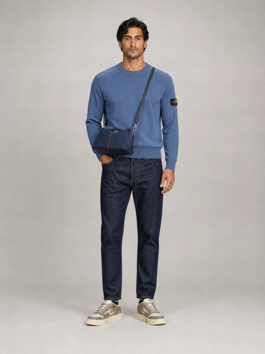 Stone Island Denim Regular-Fit Straight-Leg Jeans