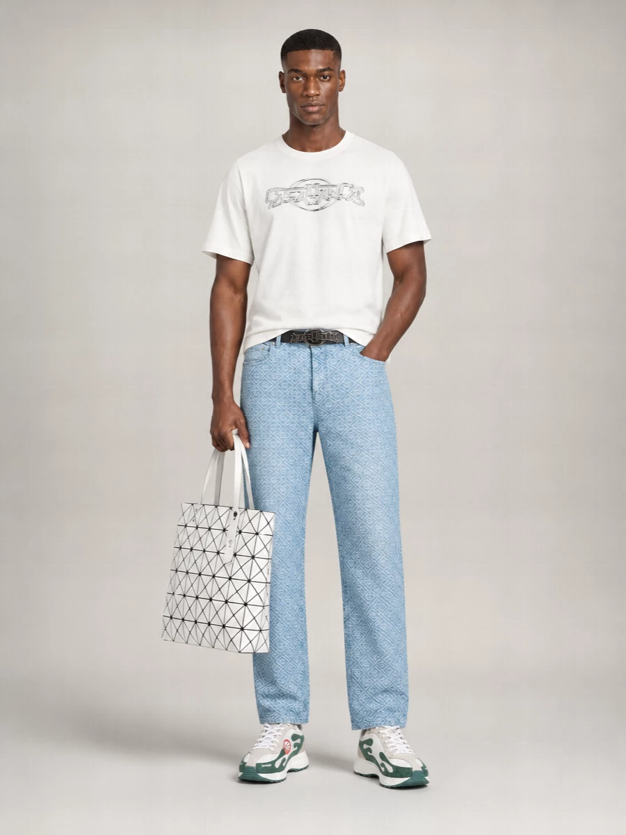 Casablanca Organic Cotton Oversized Logo-Print T-Shirt