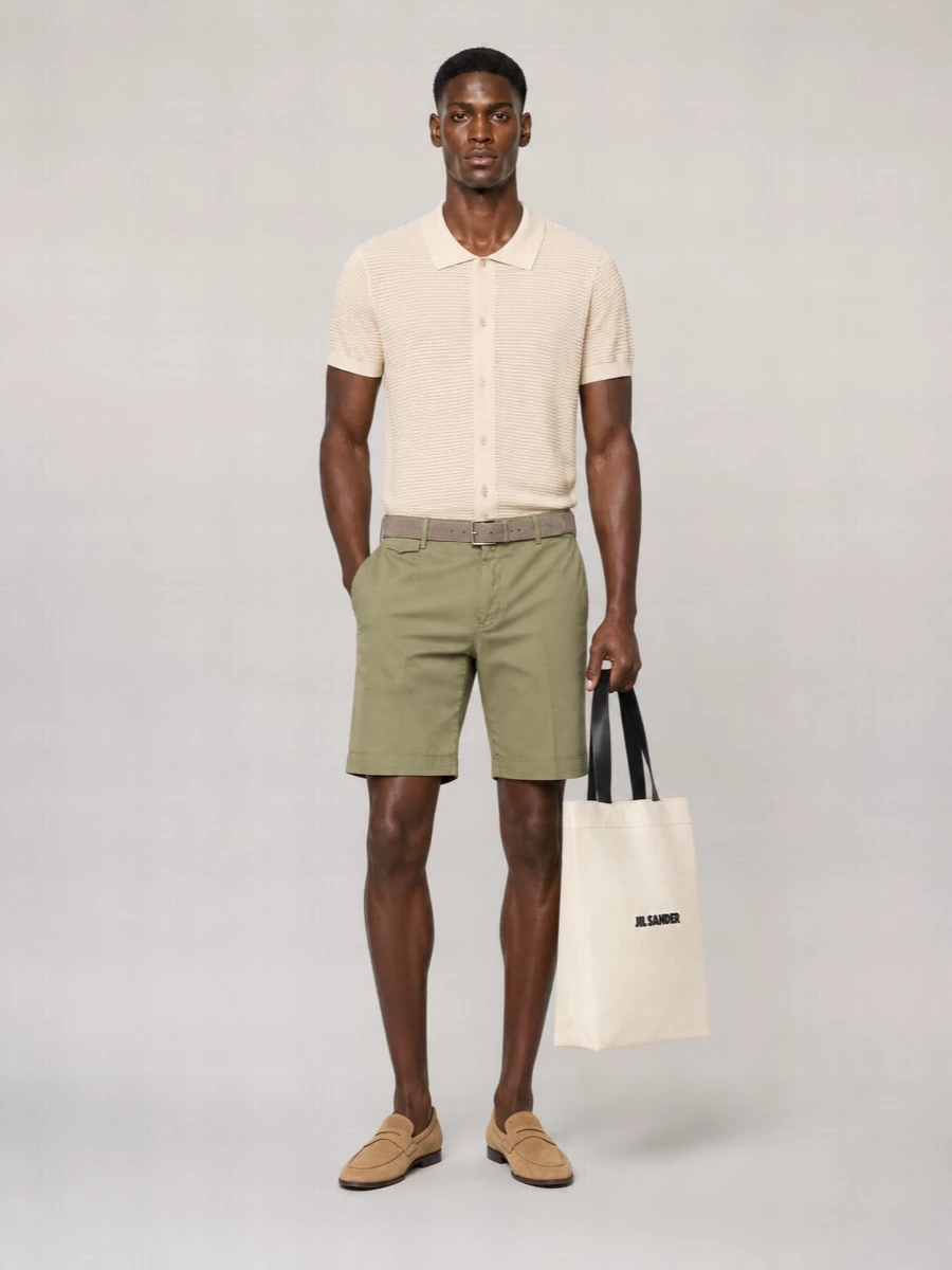 Pt Torino Cotton Bermuda Shorts