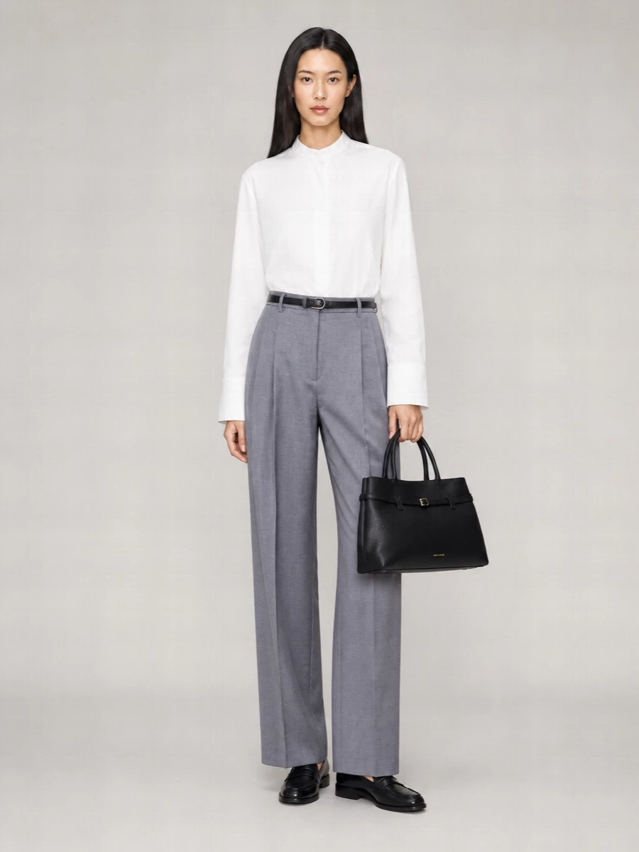 S Max Mara Wool Tailored Trousers