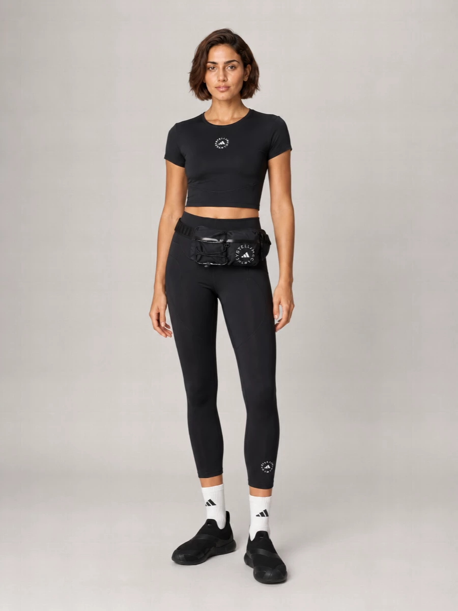Adidas By Stella Mccartney High-Rise Panelled 7/8 Leggings