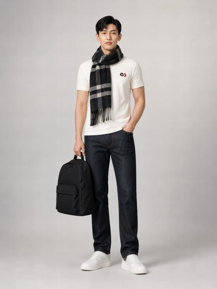 Moncler Cotton Piqué Polo Shirt