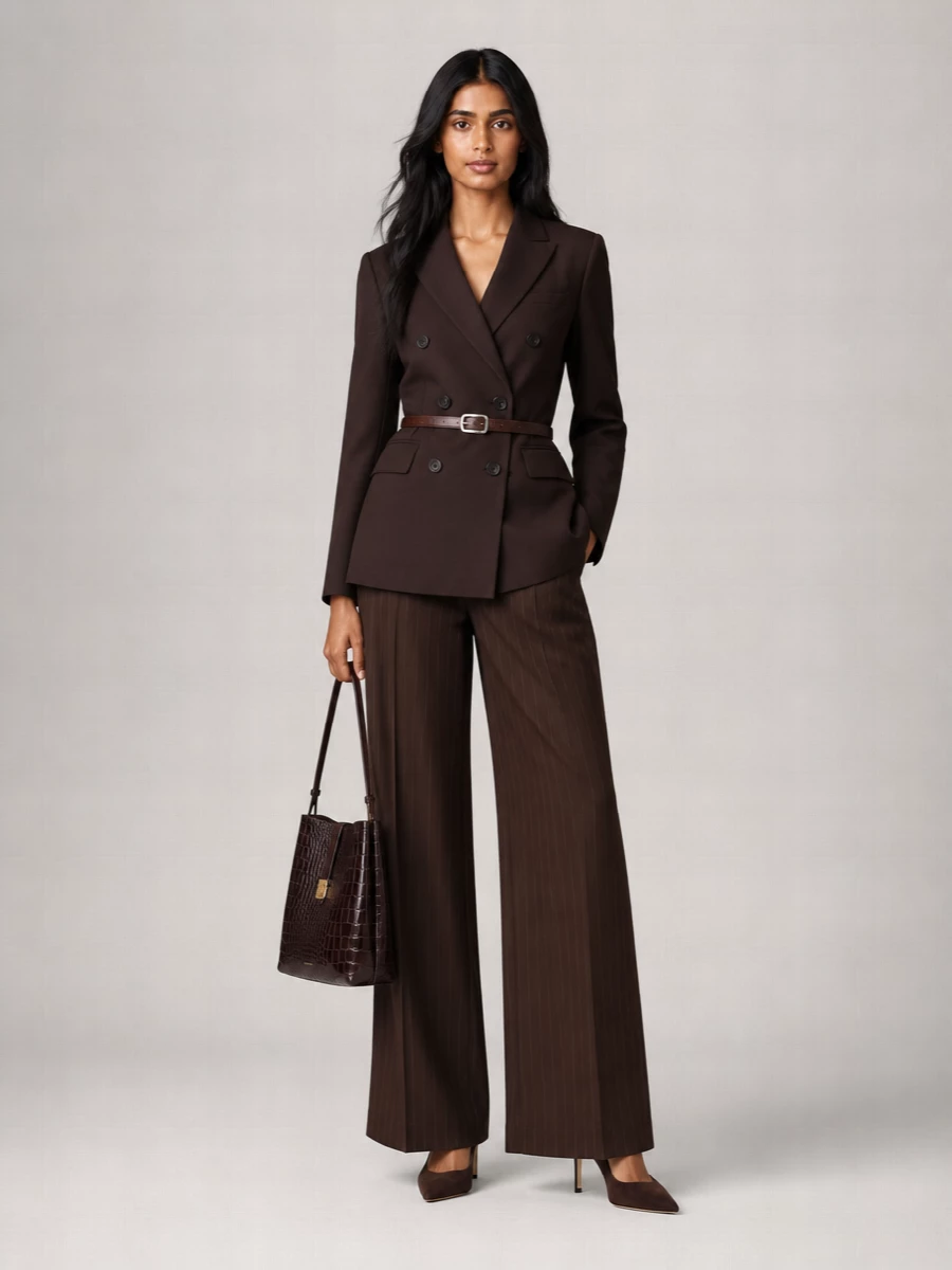 Le Sully Studio Embroidered Wide-Leg Trousers