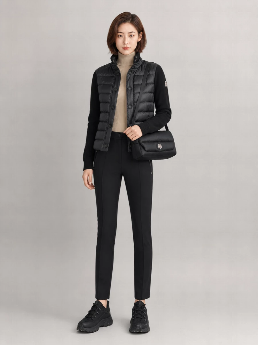 Moncler Grenoble padded fitted jacket