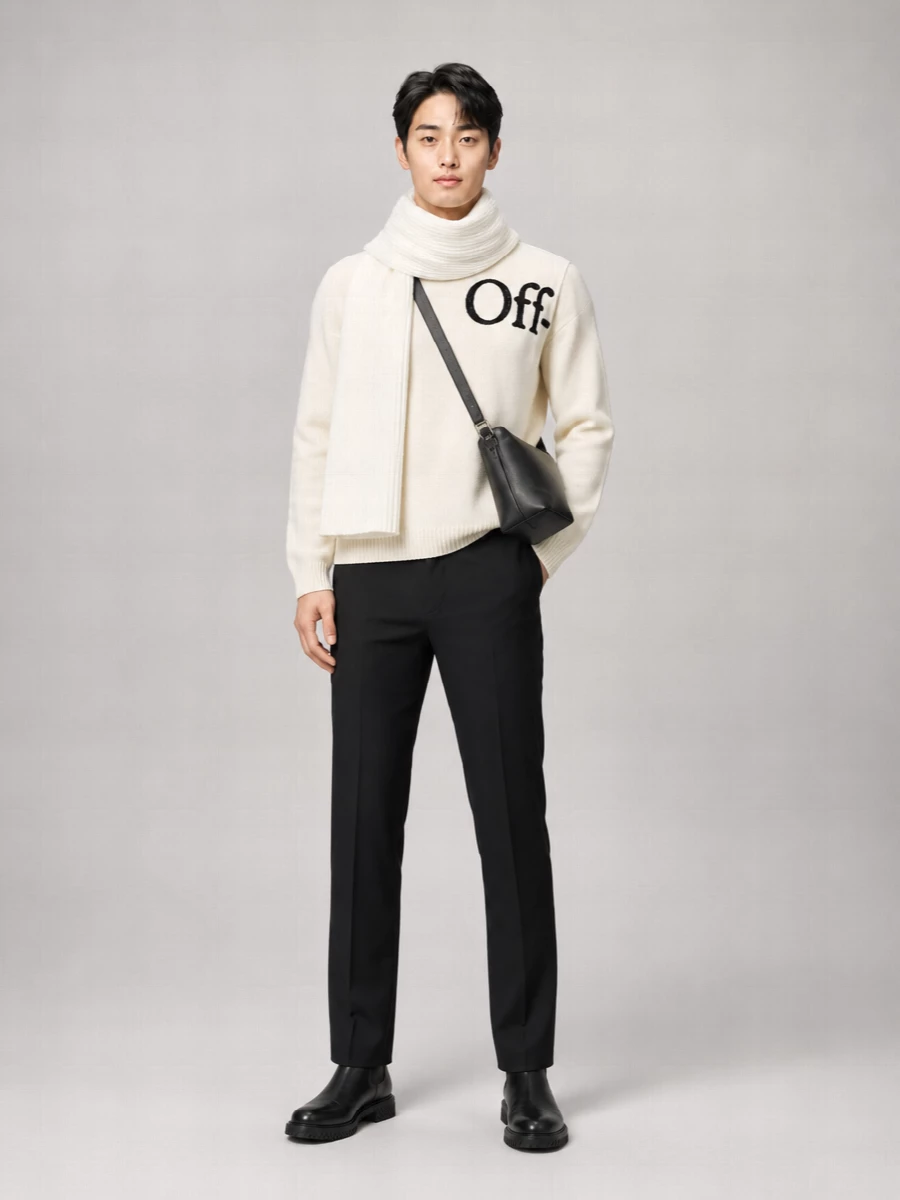 Off-White Wool T-Shirt