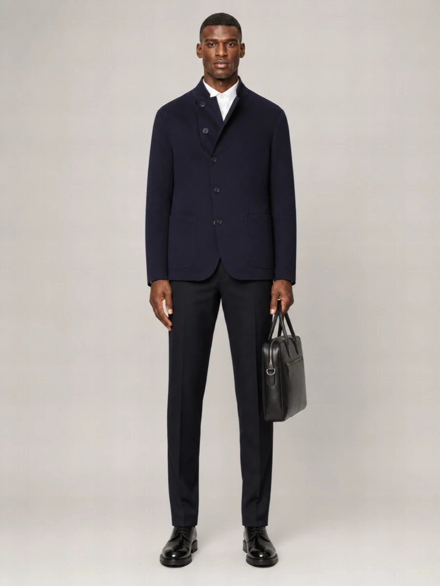 Emporio Armani Single Breasted Coat