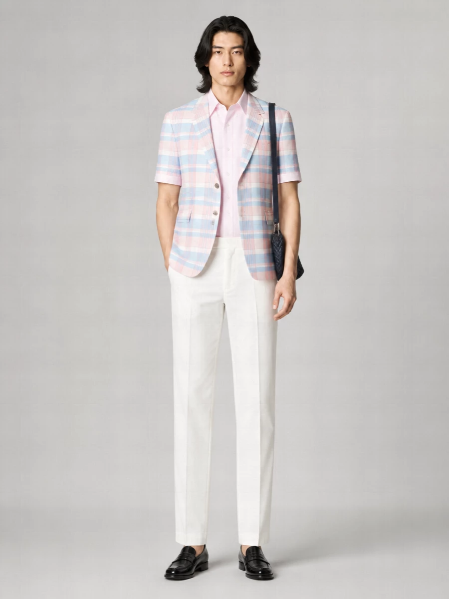 Thom Browne Checked Cotton Single-Breasted Blazer