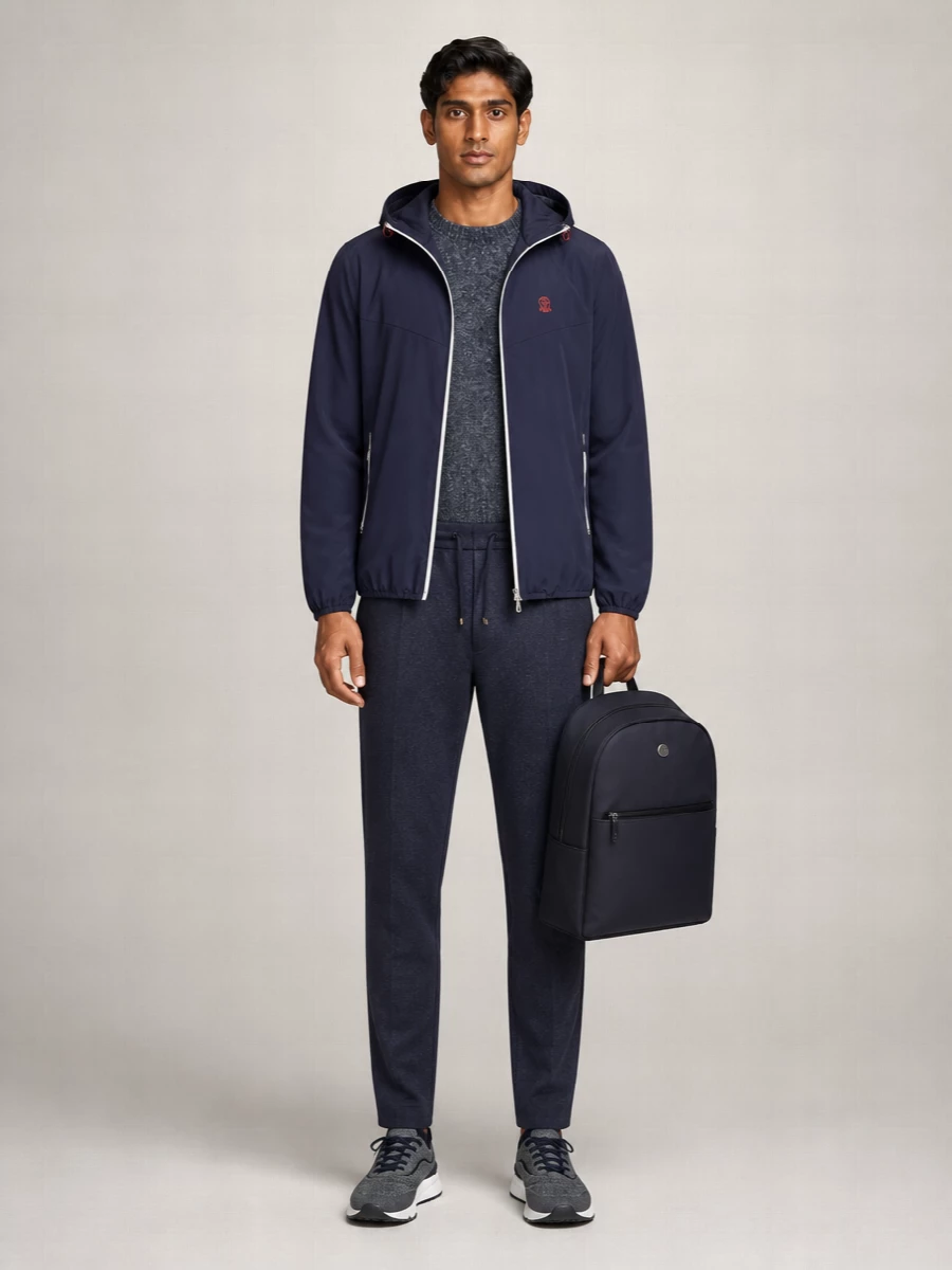 Brunello Cucinelli Quilted Waterproof Hooded Jacket