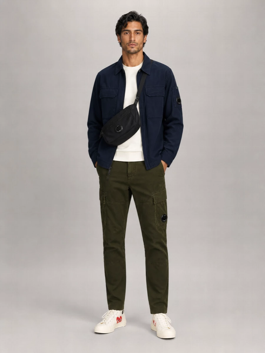 C.p. Company Organic Cotton Single-Breasted Coat