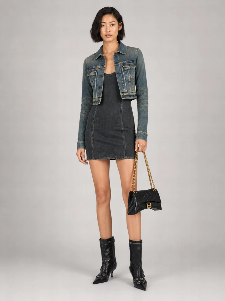 Balenciaga Crush Small Leather Quilted Shoulder Bag