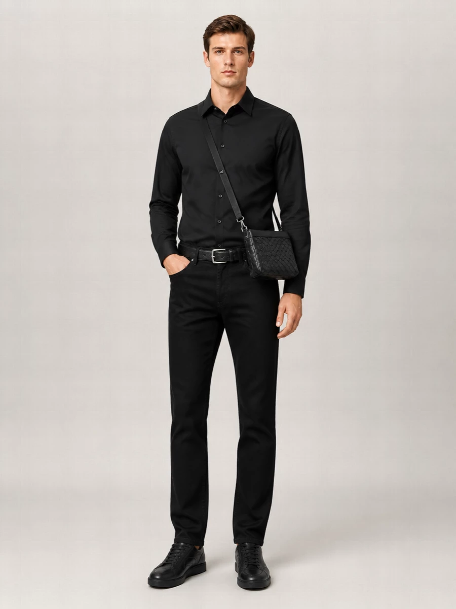 Prada Denim Straight-Leg Tapered Jeans