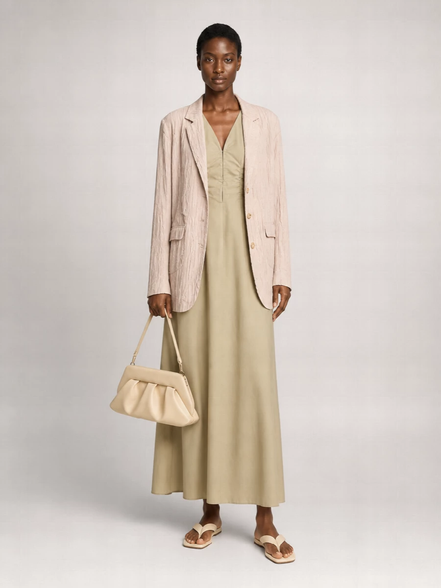 Alysi Wrinkled Blazer
