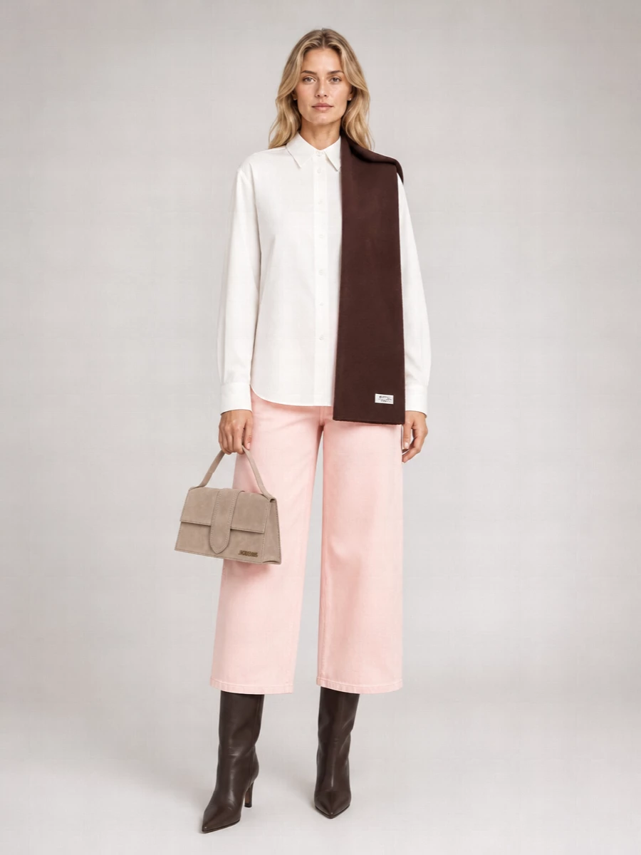 Jacquemus high-rise wide-leg denim jeans