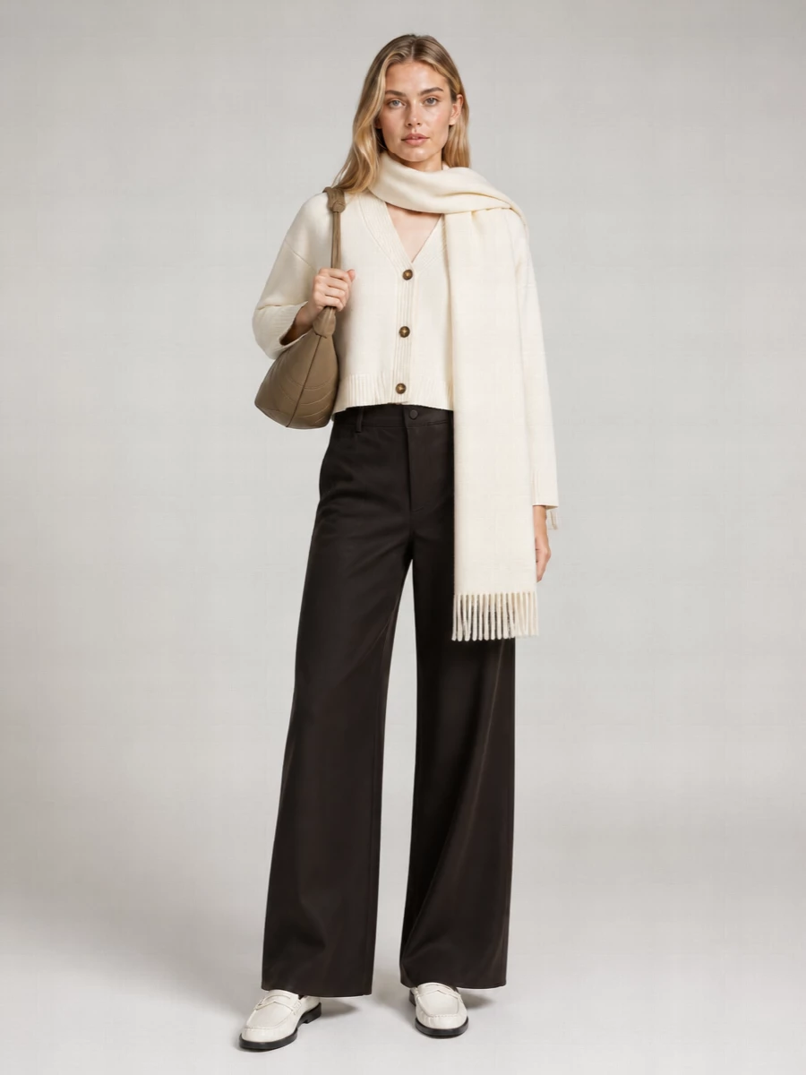 Loulou Studio Cashmere Ribbed V-Neck Cardigan