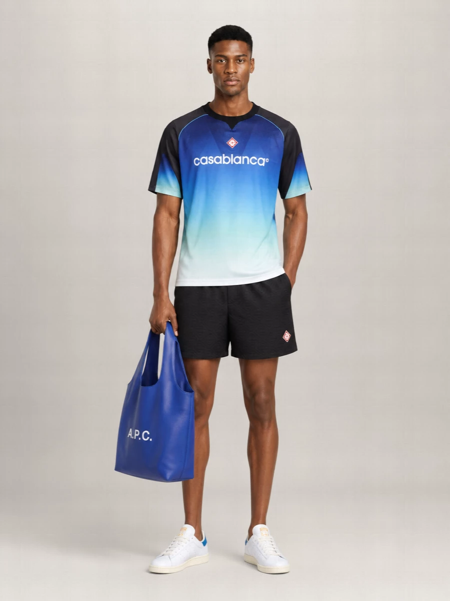 Casablanca Short-Sleeve Football Shirt