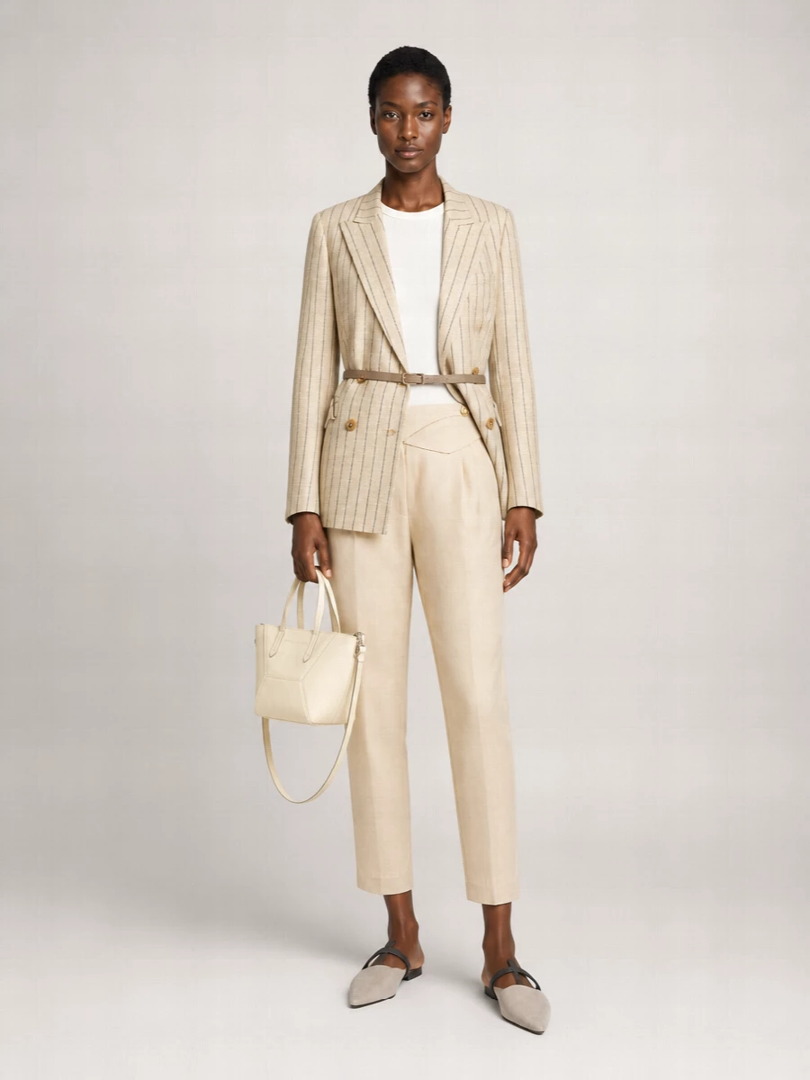 Blazé Milano Sheena Basque Cropped Trousers