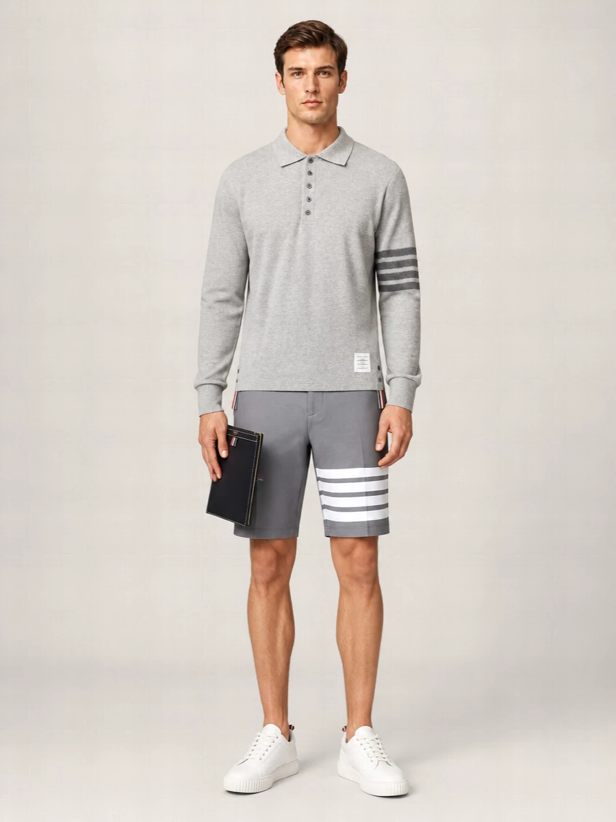 Thom Browne Cotton Polo Shirt