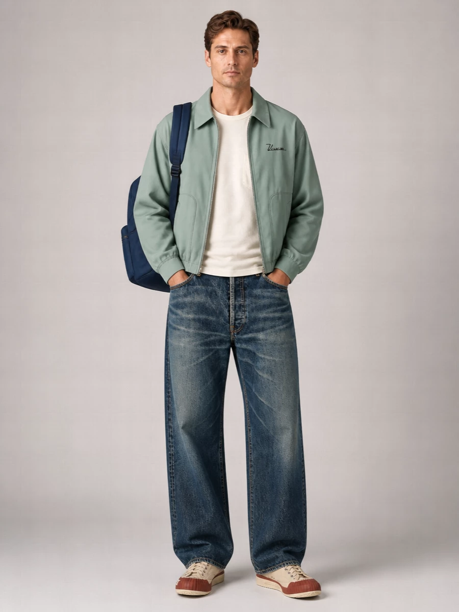 Visvim Cotton High-Top Sneakers