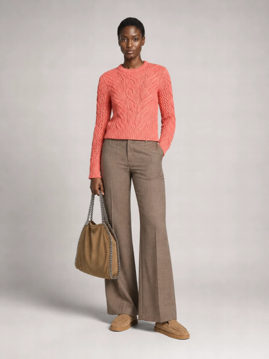 Sportmax Cable-Knit Wool-Blend Jumper