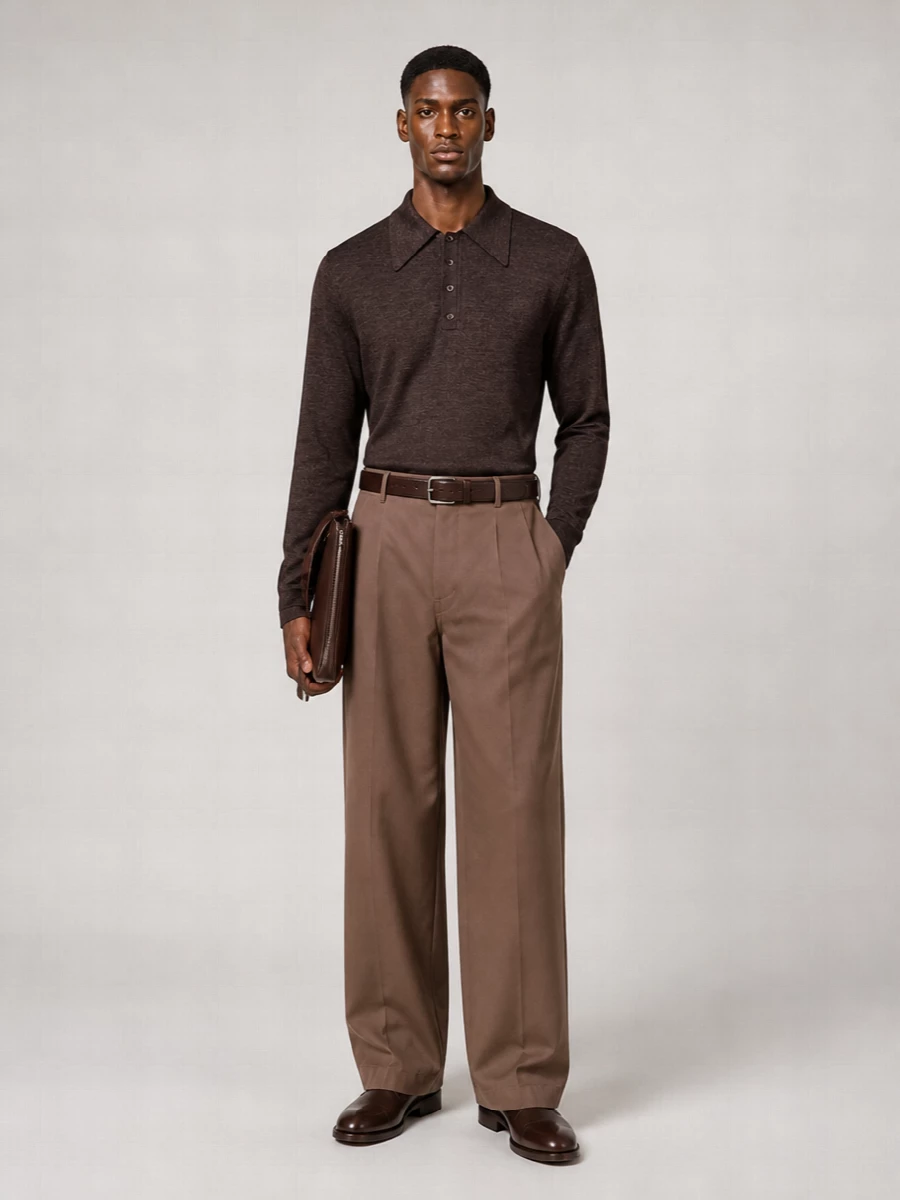 Lemaire oversized wide-leg trousers