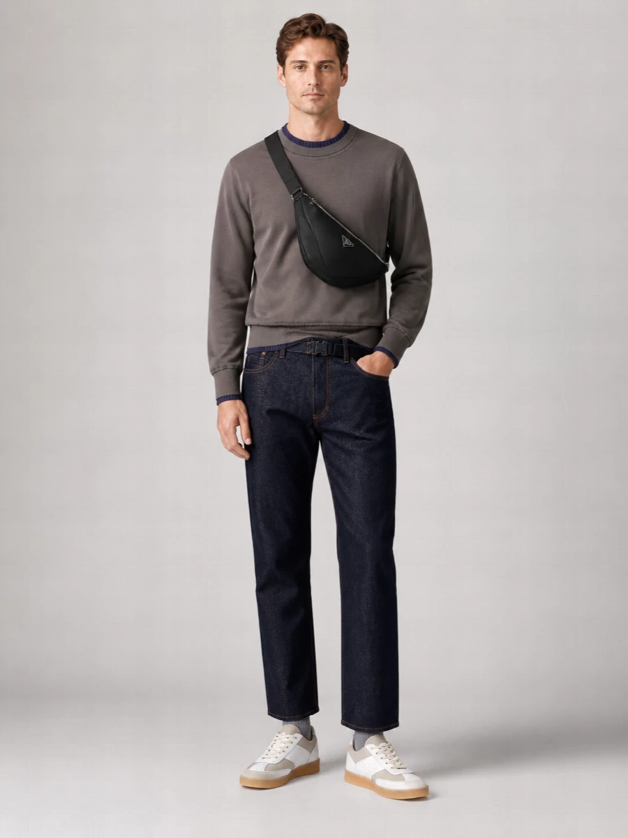 Sacai Cashmere Knit Pullover Sweatshirt